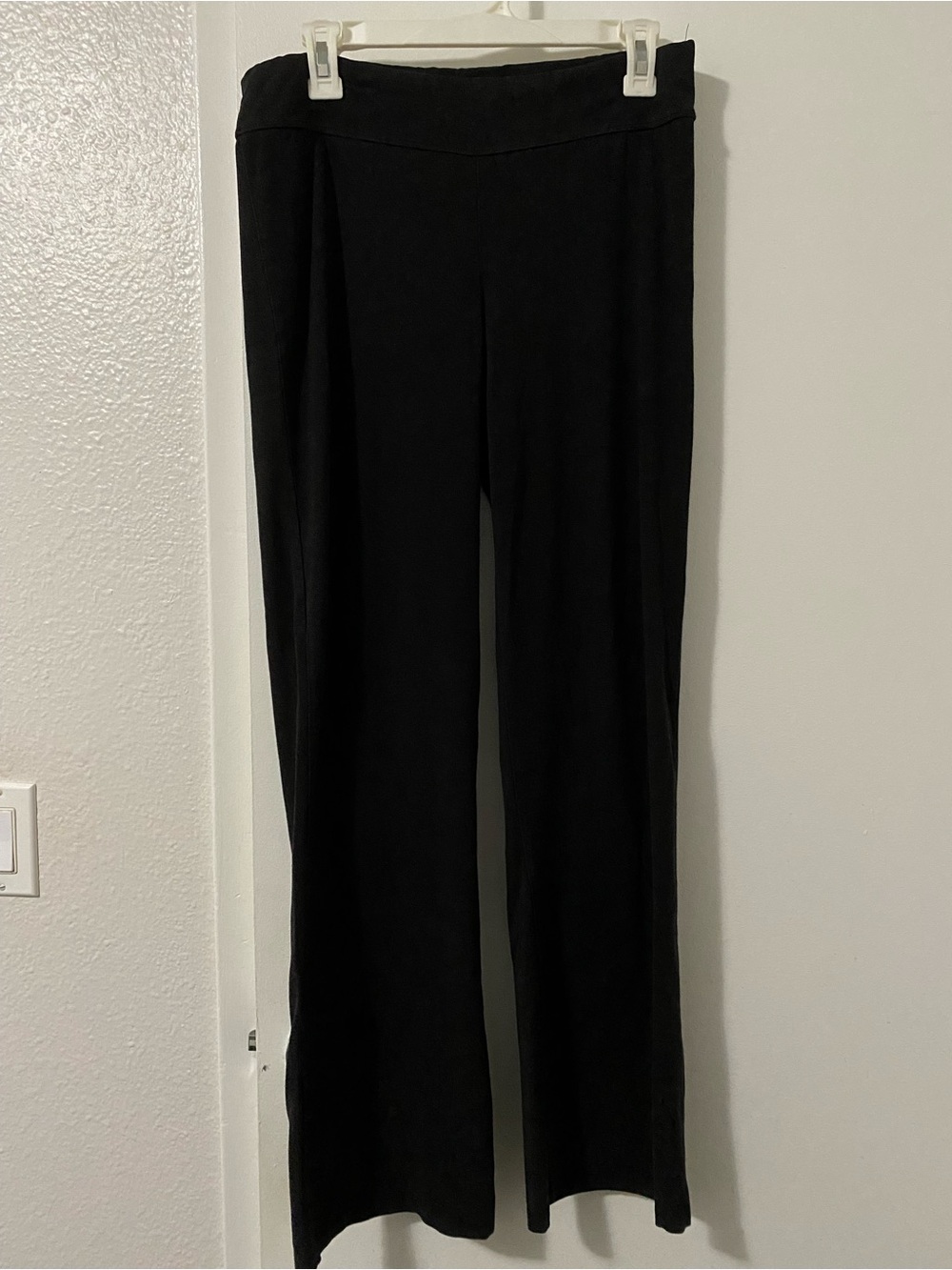 fishers finery wide/flared black leggings